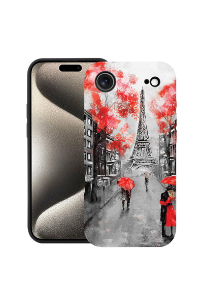 bestcase Carcasă premium din silicon pentru Apple iPhone 17 Air, antișoc 1.5MM, Turnul Eiffel din Paris, 2052068 PB 1378