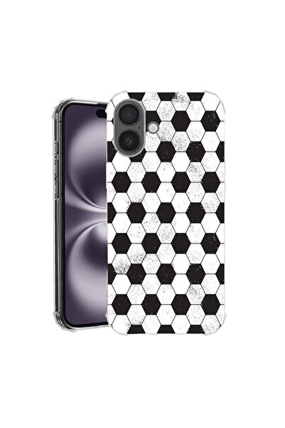 bestcase Αντικραδασμική θήκη για Apple iPhone 17, μοτίβο ποδοσφαίρου, 2052024...