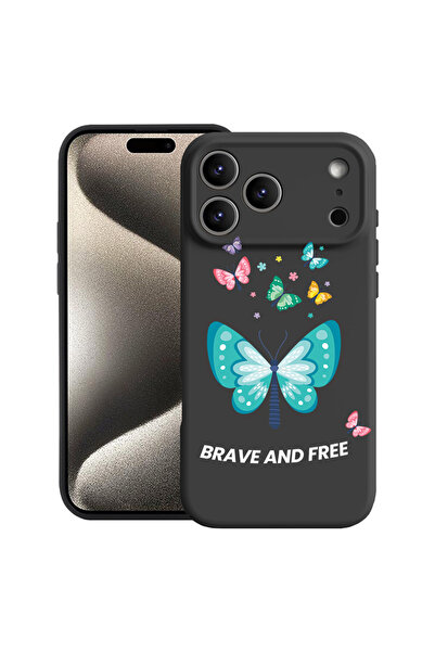 bestcase Силиконов калъф Premium за Apple iPhone 17 Pro, Пеперуди, 2052066 PB...