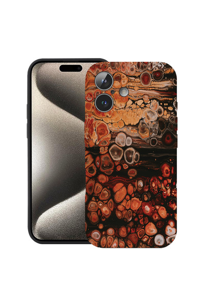 bestcase Θήκη σιλικόνης Premium για Apple iPhone 17, Ξύλινο μοτίβο, 2052065 P...
