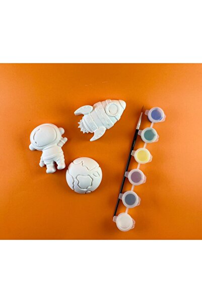 BEMİSA Uzay Çocuklar İçin Eğitici Boyama Seti