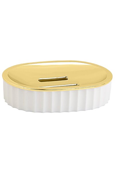 Okyanus Home Sapuniera Colosseum OKY-457-4, alb + auriu