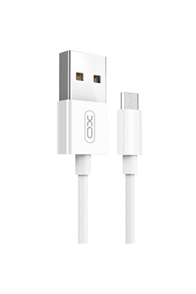 XO Design Data and Charging Cable XO Design, NB47, USB to MicroUSB, 1m, 2.4 A, White