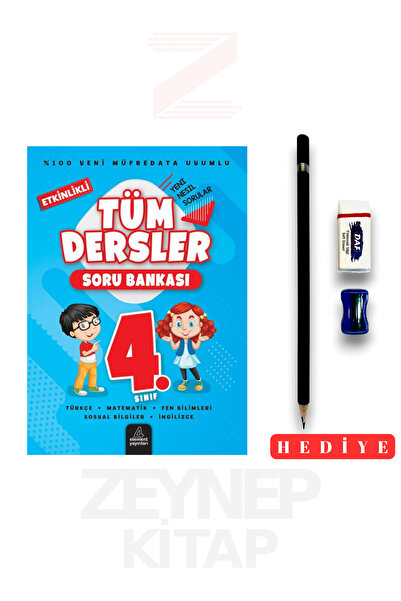 Element Yayınları 4.Sınıf Tüm Dersler Soru Bankası Etkinlikli(Kalem Seti Hediye)