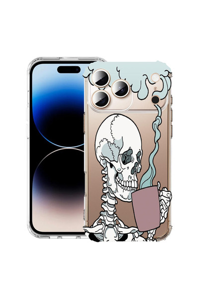 bestcase Anti Shock Case For Apple iPhone 17 Pro Max, Skull, 2052026 AS 252