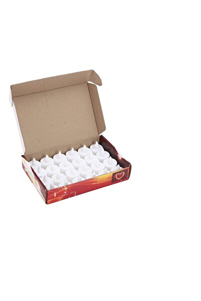 P Phuture Set 24 lumânări electrice Phuture cu baterii incluse, polipropilenă, LED, alb