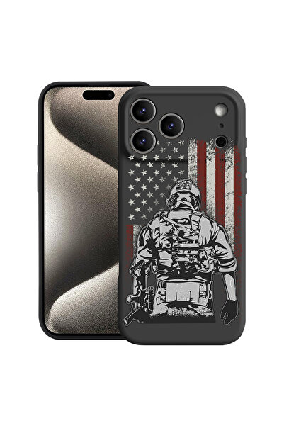 bestcase Carcasă premium din silicon pentru Apple iPhone 17 Pro Max, Soldat a...