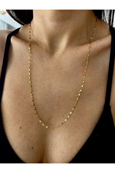 Hoop jewelery قلادة من الفولاذ بطول 60 سم