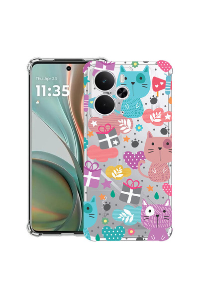 bestcase Carcasă antișoc pentru Realme 14 5G, Lovely Cat, 2052023 AS 41