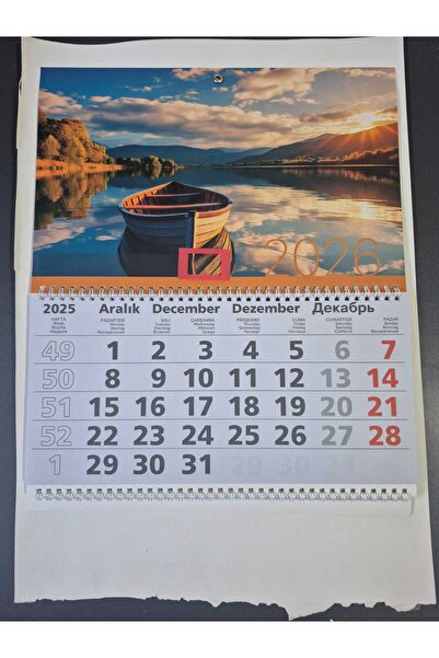 Gıpta 2026 GEMİCİ TAKVİMİ 78X33 GEMİCİ TAKVİMİ 805_BRS