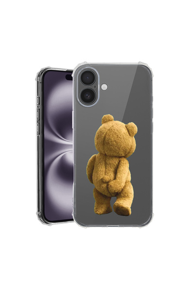 bestcase Αντικραδασμική θήκη για Apple iPhone 17, αρκουδάκι Hidden Shot, 2052...