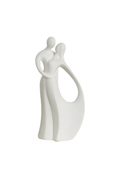 Altele Statueta HP 13226, iubire, ceramica, alb, 23,5 x 11,5 x 6,5 cm