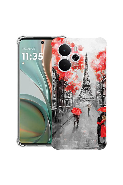 bestcase Carcasă antișoc pentru Realme 14 5G, antișoc 1.5MM, Turnul Eiffel din Paris, 2052023 AS 1378