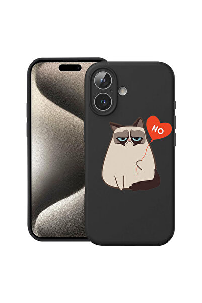 bestcase Carcasă premium din silicon pentru Apple iPhone 17, Meme - Grumpy Sa...