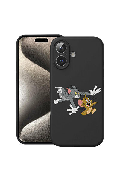 bestcase Carcasă premium din silicon pentru Apple iPhone 17, Tom și Jerry, 20...