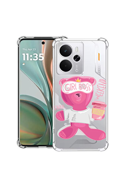 bestcase Carcasă antișoc pentru Realme 14 5G, Teddy Bear - Gril Boss, 2052023...