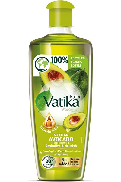 Vatika Naturals فاتيكا زيت الشعر الغني بالأفوكادو المكسيكي ينشط ويغذي – 300 مل