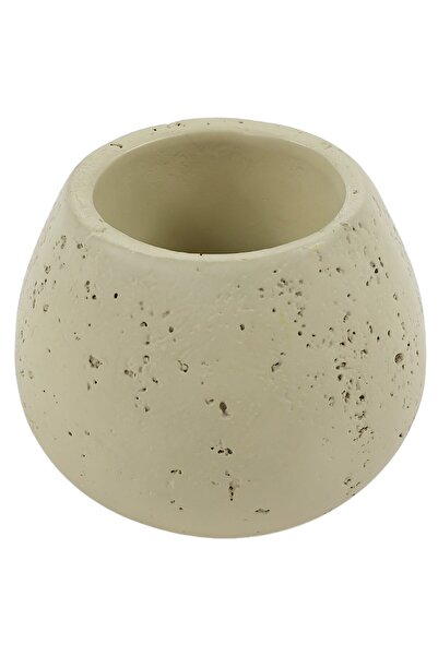 KADDA Bathroom cup for personal hygiene, Rock BPO-0573 C, polyresin, stone fi...
