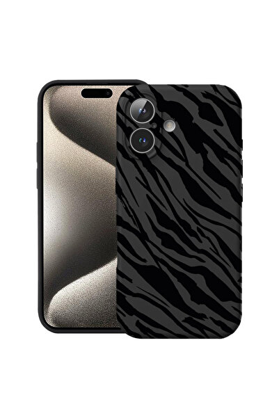 bestcase Carcasă premium din silicon pentru Apple iPhone 17, model zebră, 2052065 PB 1059