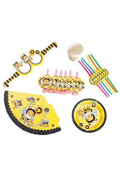 Toy Toy Toy Set de decor pentru petrecere „Albinuta” – accesorii pentru ziua ...