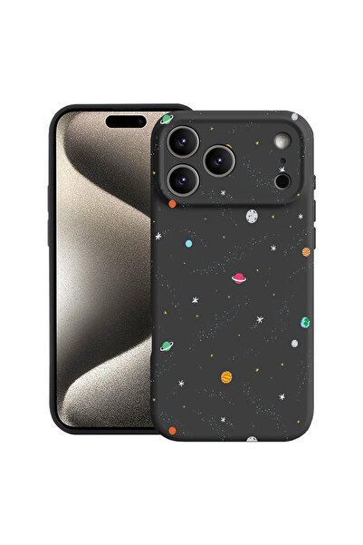bestcase Carcasă premium din silicon pentru Apple iPhone 17 Pro, Univers, Pla...