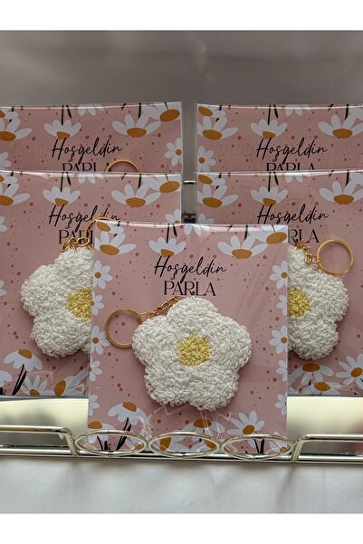 Puffybaby Papatya Punch Hediyelik Anahtarlık -15 adet