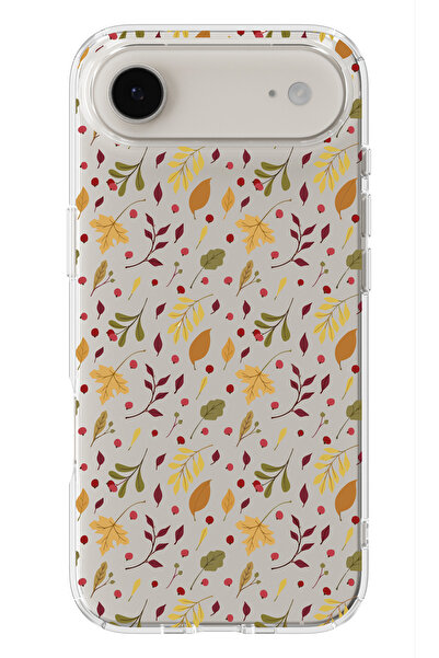 moonset Iphone 17 Air Uyumlu Sonbahar Tasarımlı Baskılı Şeffaf Telefon Kılıfı