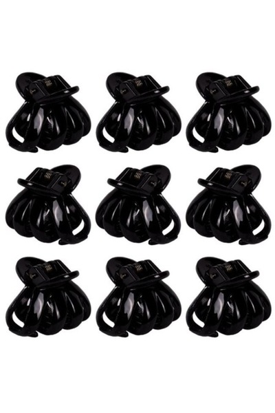 ANTBRO Set 9 agrafe de păr Antbro® negre, 2,5 cm