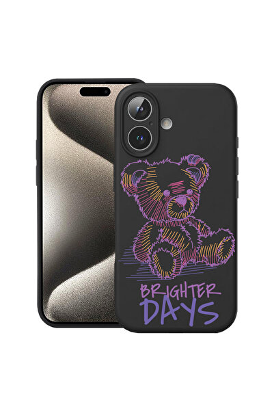bestcase Carcasă premium din silicon pentru Apple iPhone 17, Teddy Bear Brigh...