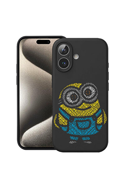 bestcase Carcasă premium din silicon pentru Apple iPhone 17, Calligraphy Mini...