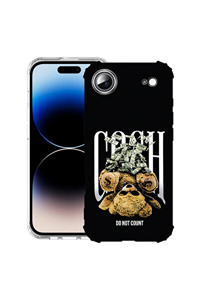 bestcase Carcasă antișoc pentru Apple iPhone 17 Air, Ursuleț de pluș cu bani,...