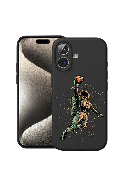 bestcase Carcasă premium din silicon pentru Apple iPhone 17, Astronaut Basket...