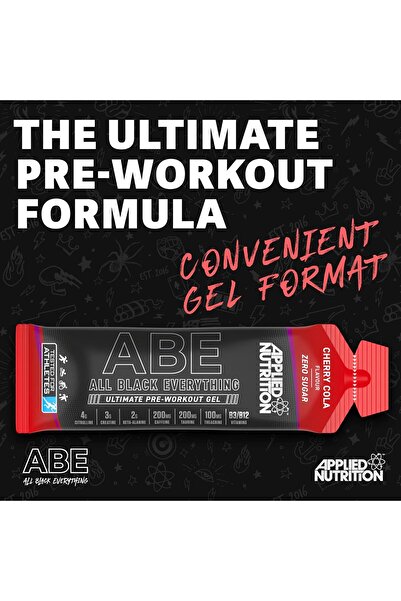 applied nutrition ABE Pre Workout Gel - Everything Energy Gel (20 x 60ml Gels) (cherry cola)