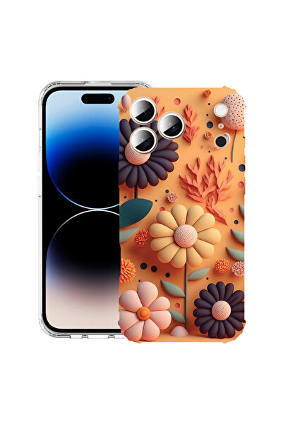 bestcase Carcasă antișoc pentru Apple iPhone 17 Pro Max, Happy Flowers, 20520...