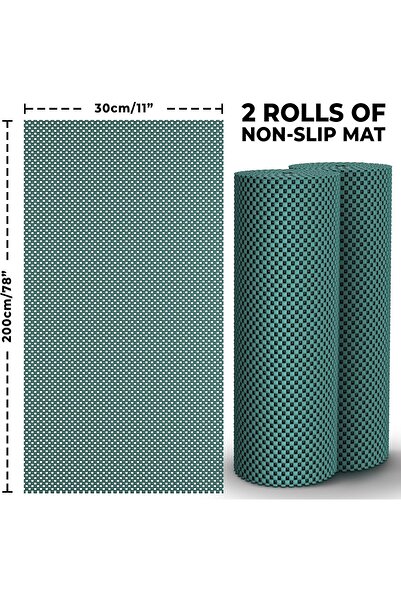 DIY Doctor - 2 × Anti-Slip Mat Roll (190 × 30 cm) - Carpet Grip - Anti-Slip Underlay - Carpet Hold