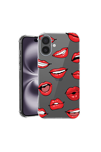 bestcase Carcasă antișoc pentru Apple iPhone 17, model buze - sărut, 2052024 ...