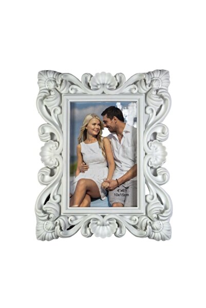 Others Photo Frame DL2453, Rectangular, 15 x 10 cm, White, Plastic