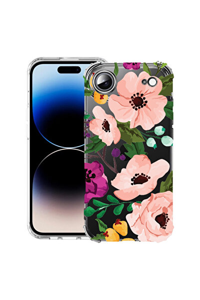 bestcase Carcasă antișoc pentru Apple iPhone 17 Air, flori pastelate, 2052027...