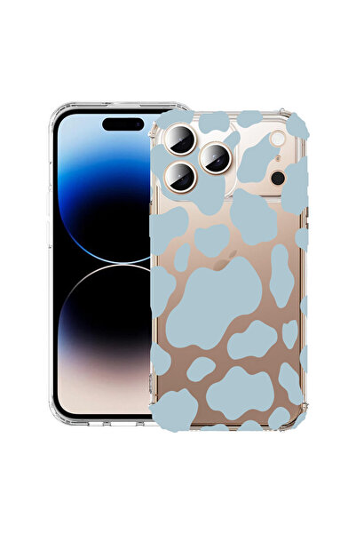 bestcase Carcasă antișoc pentru Apple iPhone 17 Pro, Albastru Vacă, 2052025 A...