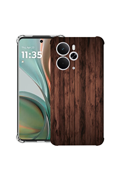 bestcase Carcasă antișoc pentru Poco M7 Pro 5G, cu design din lemn de nuc, 2099994 AS 888