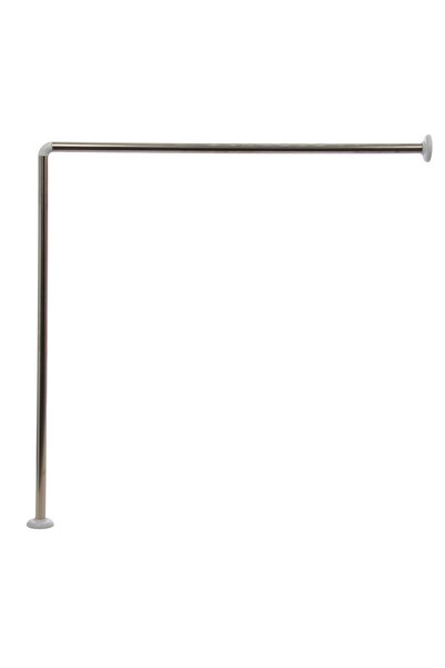 KADDA Bară perdea de duș, oțel, cromată, SW134C, 90 x 90 cm