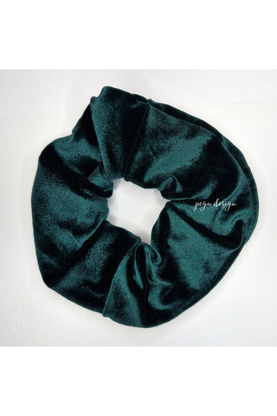 pegu baby collection Green Emerald Velvet Donut Rubber Band Buckle 01