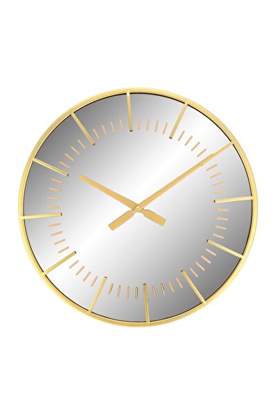 Others Wall clock GH805062, analog, round, metal + MDF + glass, gold, 50 cm