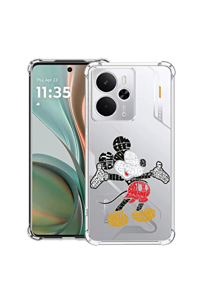 bestcase Αντικραδασμική θήκη για Realme 14 5G, Καλλιγραφία Mickey Mouse, 2052...
