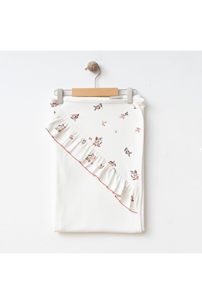 MİLAYS LİFE HOME COLLECTİON Baby Girl Koki̇na Patterned Organic Cotton 85X90 ...