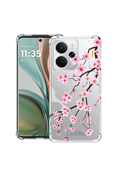 bestcase Carcasă antișoc pentru Poco M7 Pro 5G, cu design japonez cu cireș, 2...