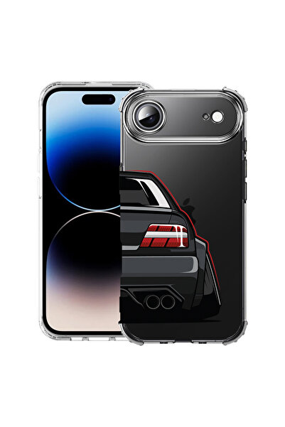 bestcase Carcasă antișoc pentru Apple iPhone 17 Air, lumină spate sexy E36, 2...