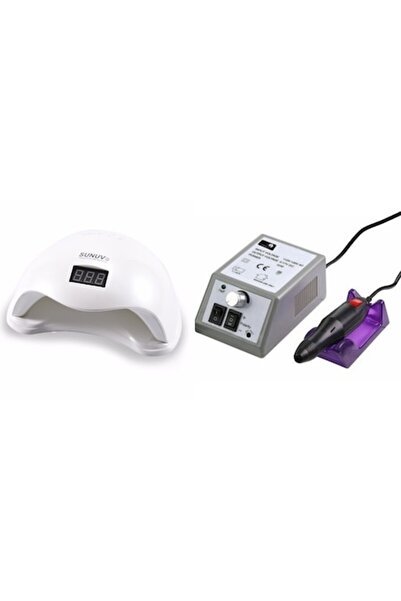 GIRLS CORNER Kit unghii false, Lampa LED, Model SUN 5, 48 W si Freza electric...