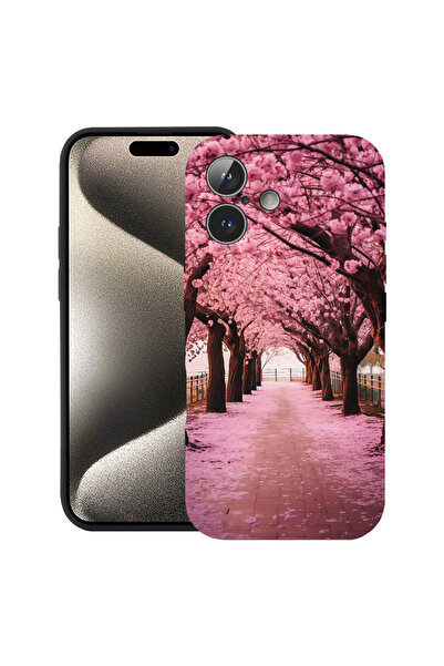 bestcase Θήκη σιλικόνης Premium για Apple iPhone 17, Άνθη κερασιάς, 2052065 P...