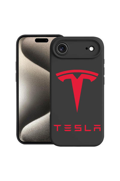 bestcase Carcasă premium din silicon pentru Apple iPhone 17 Air, Tesla Red, 2...